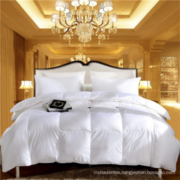 Soft Luxurious Plush Down Alternative White Comforter Quilt Queen Size